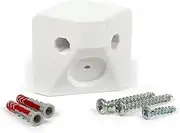 Corner Mount Suitable for Philips Hue Motion Sensor - Precise Wall Mounting in Corners, Includes Screws & Dowels for Secure Hold - Optimal Positioning for Your Smart Home