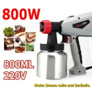 800W 220V Electric Spray Paint 1.3/2.6MM Gun Cake Tool Sprayer Baking Chocolate