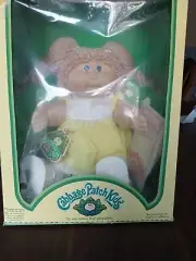NIB 1984 Cabbage Patch Doll Jesmar Spain Candida Donata Girl Light Brown Hair