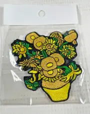 Van Gogh Sunflowers Die Cut Patch NEW