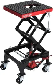 Fiernero Motorcycle Scissor Lift Stand 135KG Motorbike Lift Working Bench ATV...