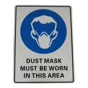 3x Warning Safety Sign Mask Must Be Worn In This Area 200x300mm Workshop Health