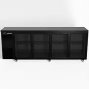 Skope BackBar 4 Glass Sliding Door Fridge