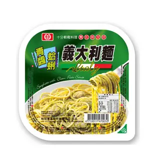 桂冠義大利麵-青醬蛤蜊320g【愛買冷凍】