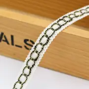 10m Gimp Braid Trim, 12mm Wide Curtain Fabric Trim DIY Crafts White