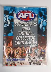 Sealed AFL Superstars 2003 Collector Card Album. SA Advertiser Sunday Mail