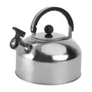 2L Stainless Steel Teapot with Whistle for Induction and Gas Cookers