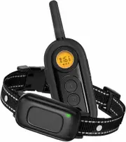 Dog Shock Collar for Medium Dogs, Dog Training Collar with Remote, Shock Collar for Small Dogs 10 to 100lbs, IPX7 Waterproof E Collar with 3 Modes
