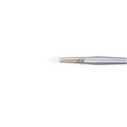 Jasart Round Size 36 Acrylic/Watercolour Paint Brush Synthetic Hair White Taklon
