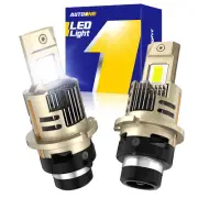 2X D2S D2R LED Headlight Bulb Replace HID Xenon Super White Conversion Kit EXR
