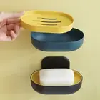 Soap Tray with Hole Quick Drainage Drawer Type Soap Dish Damp-proof