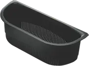 Oliveri AC7220 MONET D SHAPE COLANDER CHARCOAL