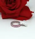 Sterling Silver Pink Eternity Band NWT Ring Size 10 6.6g CAT RESCUE