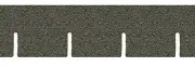 Dollhouse Miniature Gray Square Asphalt Shingles, 157 Square Inches