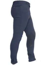 John Whitaker Men's Self Seat Suedette Breeches - White
