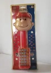 PEANUTS "Talking" Charlie Brown Giant Pez Dispenser-- Washington Nationals 2005