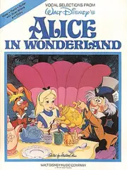 Alice in Wonderland Disney Movie Piano Vocal Sheet Music Guitar Chords Song Book