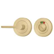 Accessibility Privacy Turn with Indicator Round Brushed Brass