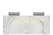 DD Oatley Curved End Premium Reception Counter