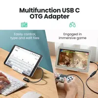 在飛比找蝦皮購物優惠-最新的 UGREEN 電纜 OTG ADAPTER Type