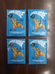 vintage Topps THE BLACK HOLE TRADING CARDS LOT x4 wax packs (Unopened)