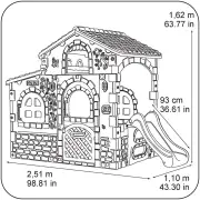 Feber Beauty Play House with Slide.