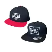 NEW Neff Men's Station Snapback Cap Hat - Set of 2