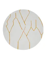 [Rug Culture] Paradise Ivy Round Rug in Gold
