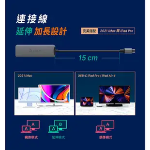 【亞果元素】CASA Hub A05 USB-C Gen2 免驅動 五合一多功能 高速集線器 轉接器 讀卡機 影像傳輸