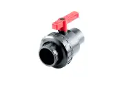 2" HD PVC BALL VALVE - SINGLE UNION - GRAY (ZODIAC - BVSU020)