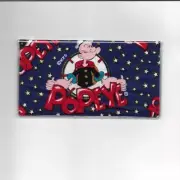 POPEYE THE SAILOR MAN CHECKBOOK COVER FABRIC BLUE STARS NEW ITEM