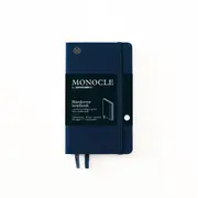 Monocle Hardcover Dotted Notebook, 192 Page (Navy) - A6