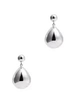 Lie Studio The Julie Sterling Silver Drop Earrings, Earrings, One Size One Size