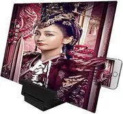 Magnifying Glass,20" Cell Phone Screen – Ultra-Clear Blu-ray Large Magnifing Projector Enlarger Foldable Phone Holder Stand,Amplifier for All Smartphones