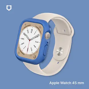 RHINOSHIELD 犀牛盾 Apple Watch 9/8/7 共用 45mm Crashguard NX模組化防摔邊框手錶保護殼鼠尾草綠