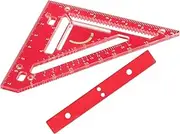 Mipcase 1set Woodworking Measuring Tools Triangular Ruler Clamp for Precise Right Angle Measurements for Carpentry and Projects