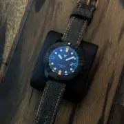 The Sacred Crafts "La Côte" 44mm Black Steel Diver Watch
