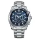 【CITIZEN 星辰】AN8201-57L 鋼錶帶 三眼計時男錶 藍/銀 44mm 台南 時代鐘錶