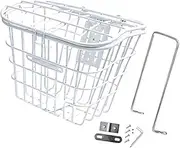 yuksok Vbicycle Basket Large Capacity Versatile Women Men Stylish Cargo Basket Luggage Storage Organizer for Sports Outdoor Shopping
