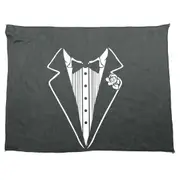 Tuxedo White - Funny Novelty Soft Sport Microfiber Towel