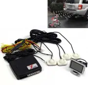 REVERSE PARKING ASSIST SYSTEM 4X SENSOR+LED SCREEN ALERT RADAR SET NEW W/SILENT