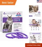 Adjustable Calming Collars for Cats & Kittens – 30 Days of Relaxation & Relief