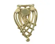 Adjustable Ring Raw Brass (16.5mm 6US inner size) 3341