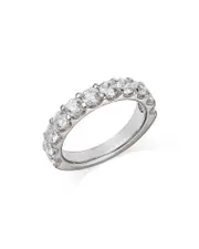 Bloomingdale's Fine Collection Round Cut Certified Diamond Band in 14K White Gold, 2.0 ct. t. w.