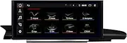 12.3 inch Android Touch Screen Retrofit Kit for Audi A6 C7 A7 4G8 MMI 3G RMC Wireless CarPlay Android Auto Full Screen Mirroring GPS Navigation Backup Cameras Apps Twitch Netflix Games Reddit Twitch