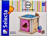 Seleca Steiff Handmade Sorting Game of Skill Wooden Toy 64308