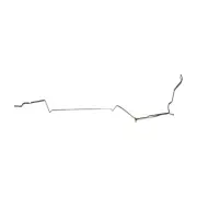 For Ford Ranchero 1970-1971 Fuel Line Kit 2 Piece 3/8"-DGL7002SS-CPP (for: Ford)
