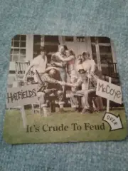 It's Crude to Feud, Smokers vs. Non-Smokers R.J. Reynolds Beer Coasters