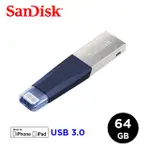 SANDISK IXPAND MINI 隨身碟 128.256G(公司貨) IPHONE / IPAD 適用 海軍藍