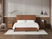 My Style Tapered Headboard & Standard Base - King / Gingerbread / Drawer Base